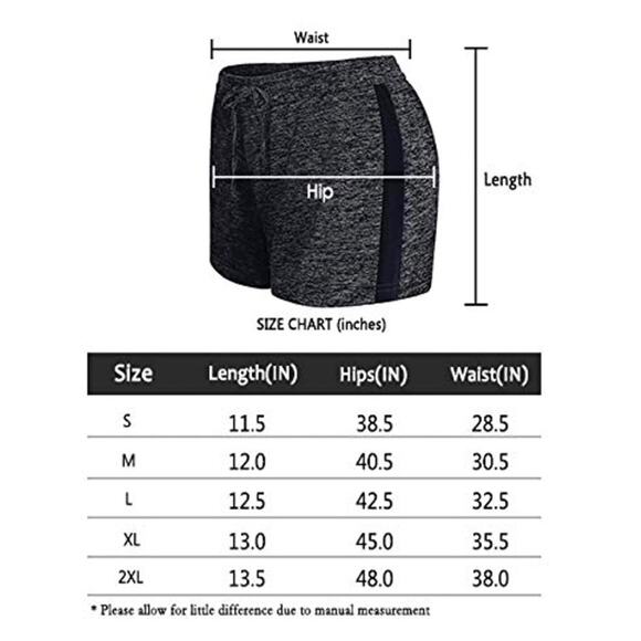 NWT Miss Fortune Workout Shorts Lined Gray Size Large - Picture 10 of 10